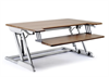 WERGON - Winston - Justerbar Ergonomisk höj-/sänkbar möbel för bord/arbetsplats - Mörkbrun